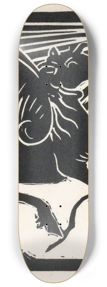 Henri Jonas - Gevleugeld paard 8.25 inch art skate deck
