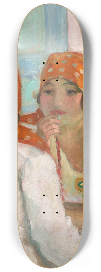 Henri Lebasque - Devant le miroir  lIle-dYeu 8.25 inch art skate deck