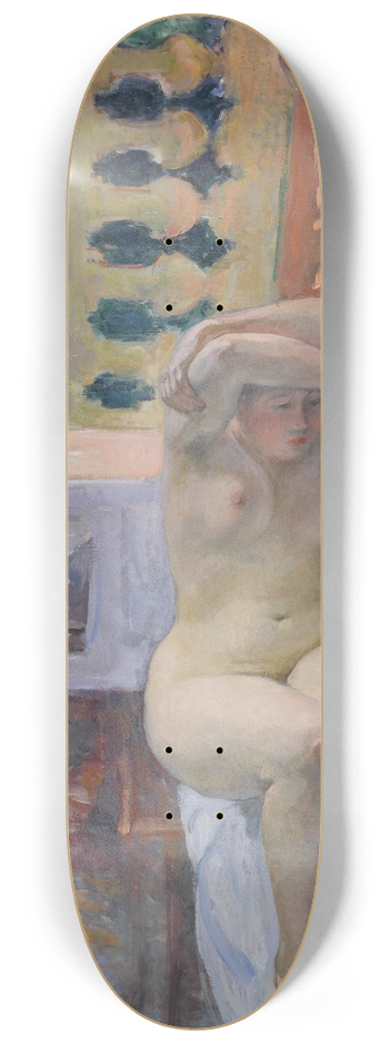 Henri Lebasque - Nu couch devant la fentre ouverte 8.25 inch art skate deck