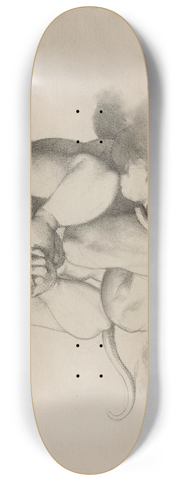 Henri Lehmann - Amour dsespr 8.25 inch art skate deck