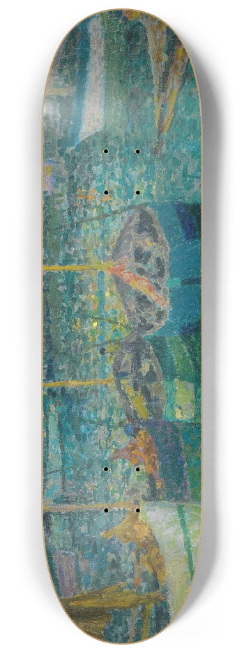 Henri Le Sidaner - Les Barques La Rochelle 8.25 inch art skate deck