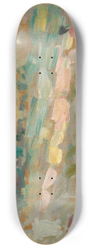 Henri Le Sidaner - Terrasse  Gerberoy 8.25 inch art skate deck