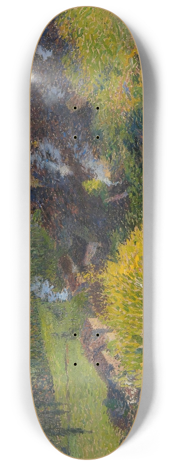 Henri Martin - Les Chaumires au soir 8.25 inch art skate deck