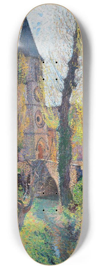 Henri Martin - Lglise de Labastide du Vert 8.25 inch art skate deck