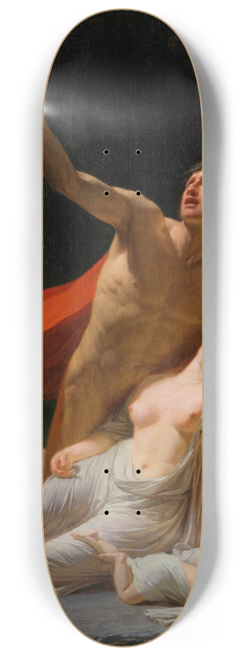 Henri-Pierre Danloux - pisode du Dluge 8.25 inch art skate deck