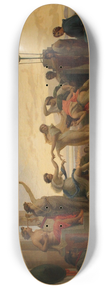 Henri-Pierre Picou - The birth of Pindar 8.25 inch art skate deck