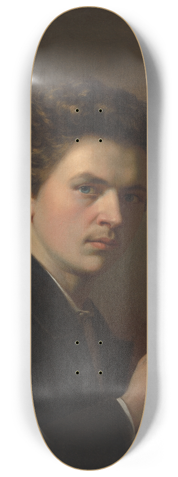 Henri Regnault - Self-Portrait with a Maulstick 8.25 inch art skate deck