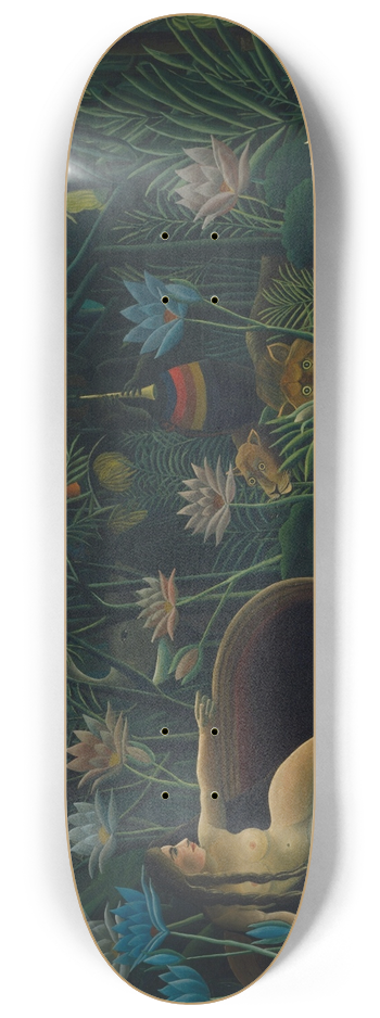 Henri Rousseau - The Dream 8.25 inch art skate deck