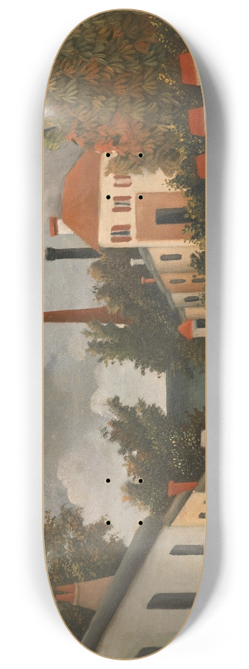 Henri Rousseau - Vue Des Environs De Paris 8.25 inch art skate deck