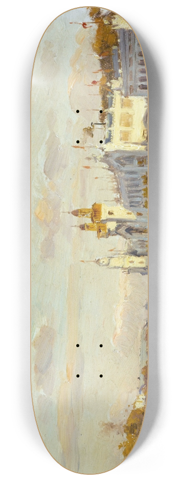 Henri Saintin - Vue de lExposition Universelle de 1889 8.25 inch art skate deck