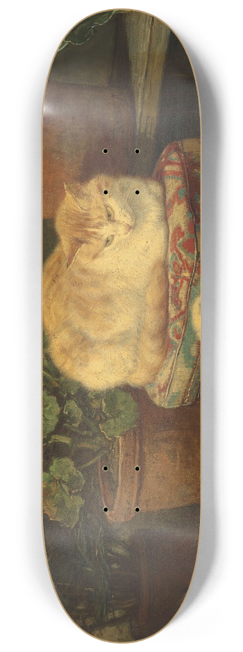 Henritte Ronner-Knip - Kittens At Play 8.25 inch art skate deck