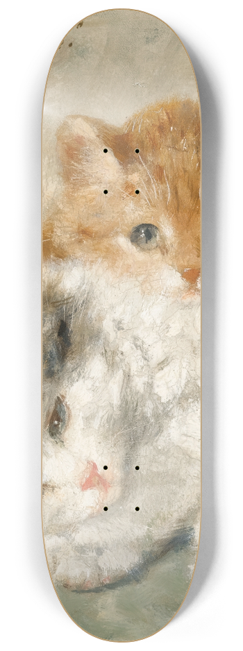 Henritte Ronner-Knip - Sleepy Kittens 8.25 inch art skate deck