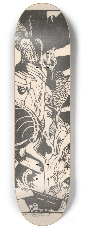 Henri van der Stok - De schoone buit 8.25 inch art skate deck