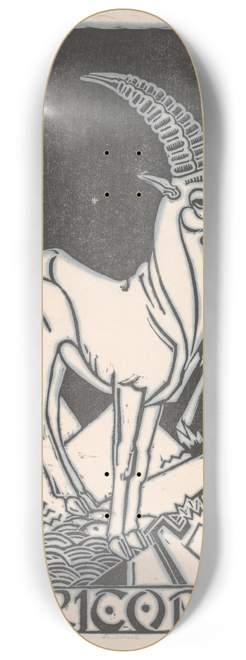 Henri van der Stok - Sterrenbeeld steenbok 8.25 inch art skate deck