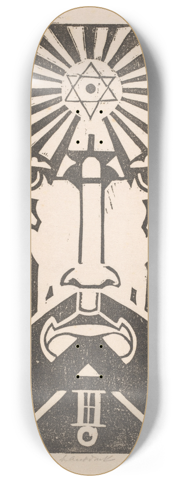 Henri van der Stok - Uranus 8.25 inch art skate deck