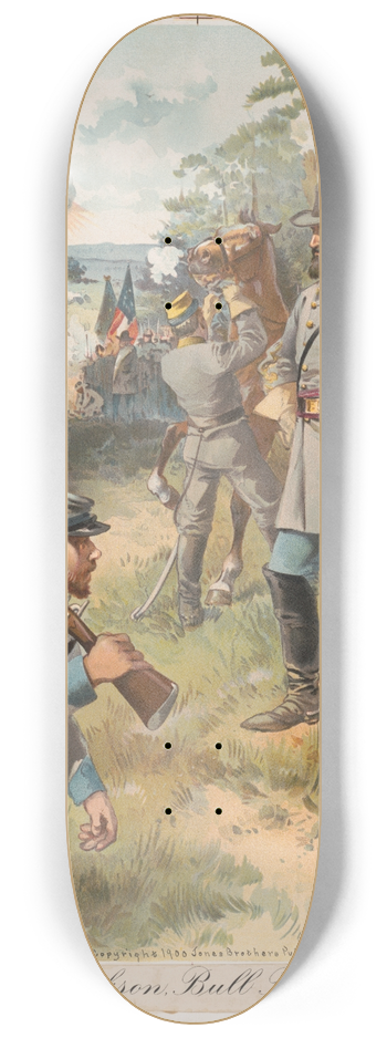 Henry Alexander Ogden - Stonewall Jackson, Bull Run, Aug. 17, 1861 8.25 inch art skate deck