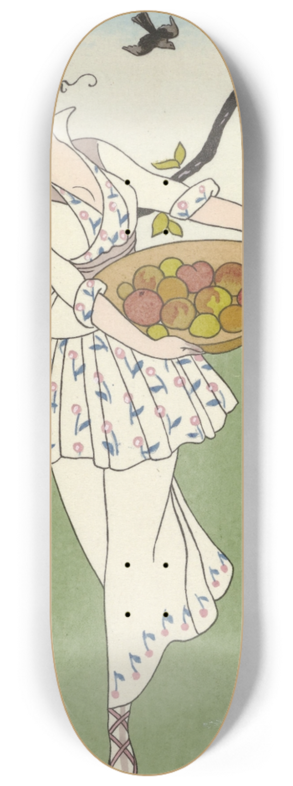George Barbier - Toilette de taffetas 8.25 inch art skate deck