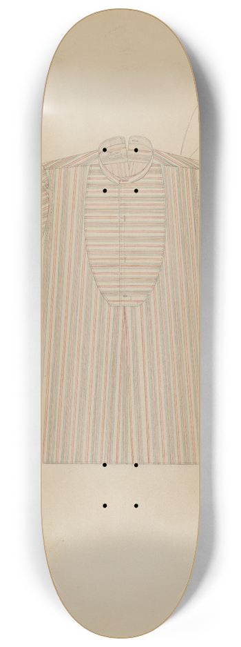 Henry De Wolfe - Mans Shirt 8.25 inch art skate deck