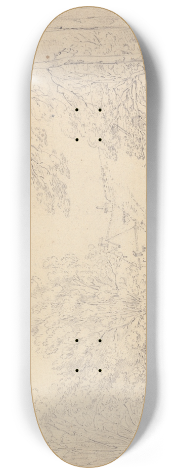 Henry Edridge - The Farm 8.25 inch art skate deck