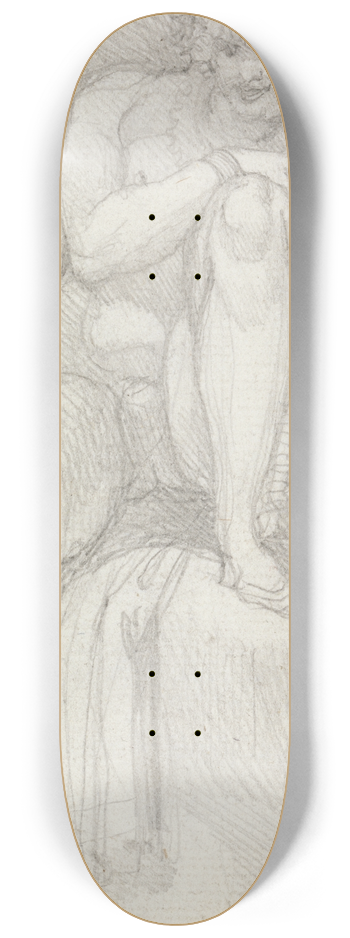Henry Fuseli - An Hermaphrodite 8.25 inch art skate deck