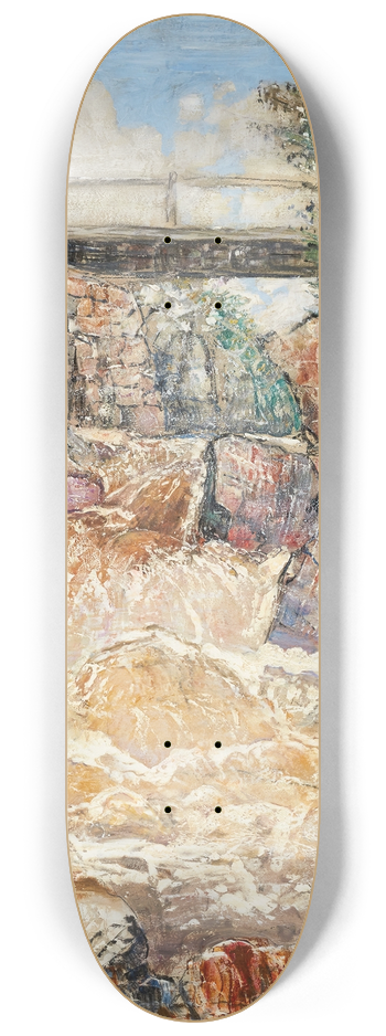 Henry Golden Dearth - The Bridge 8.25 inch art skate deck
