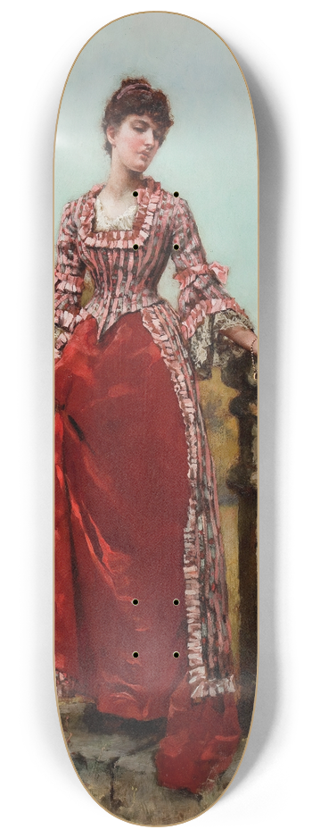 Henry John Yeend King - At the Sundial 8.25 inch art skate deck