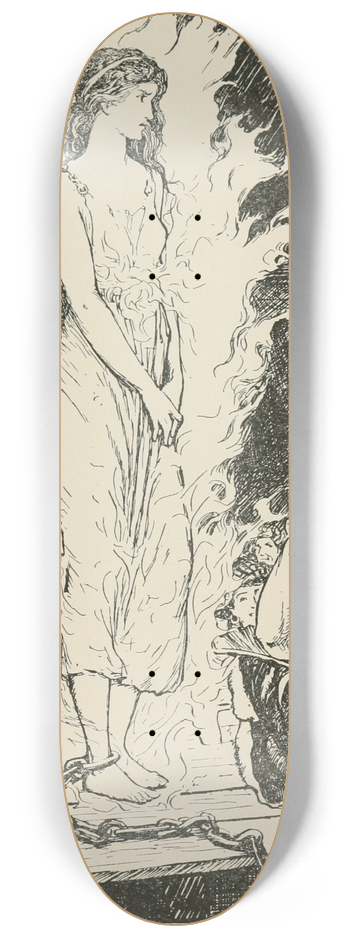 Henry Justice Ford - Febillas Punishment 8.25 inch art skate deck