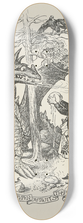 Henry Justice Ford - Stan Bolovan outwits the Dragon 8.25 inch art skate deck