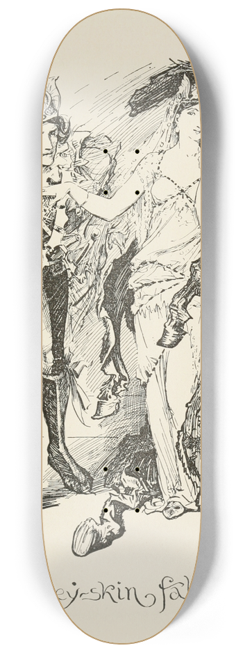 Henry Justice Ford - The Donkey-skin falls off 8.25 inch art skate deck