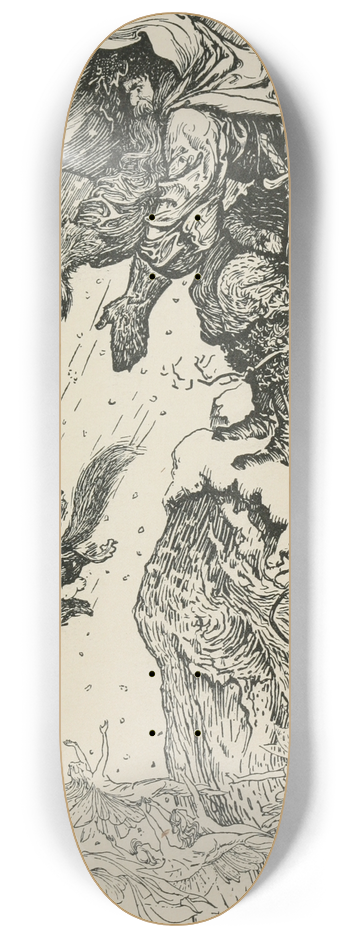 Henry Justice Ford - The Fairies catch the Baby 8.25 inch art skate deck