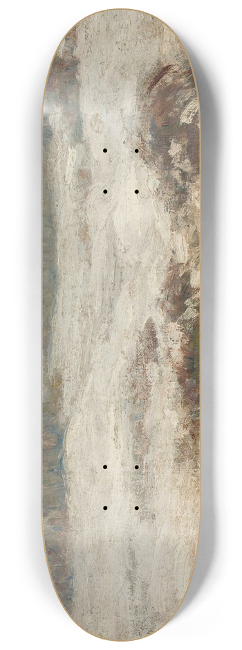 Henryk Weyssenhoff - Winter landscape 8.25 inch art skate deck