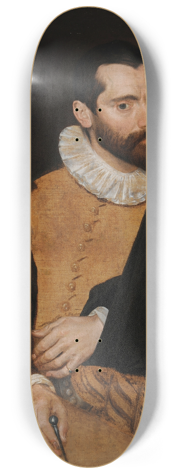 George Boba - Portrait prsum de P.C. Clicquot 8.25 inch art skate deck