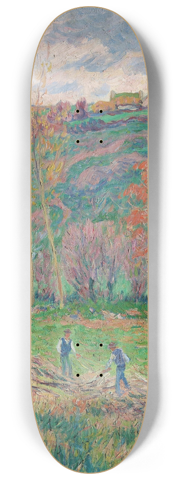 Henry Moret - Paysage dhiver vers Pont-Aven 8.25 inch art skate deck