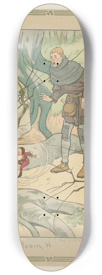 Henry Morin - Contes bleus de ma mre-grand Pl.3 8.25 inch art skate deck