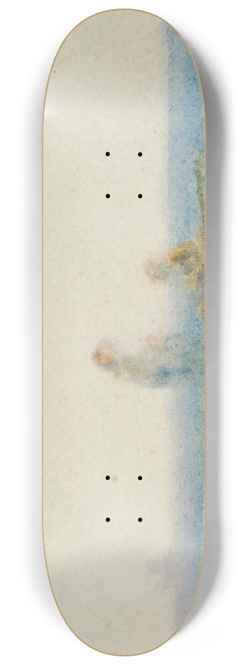 Henry Scott Tuke - Two Figures In A Boat 8.25 inch art skate deck