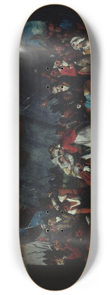 Henry Singleton - La prise de la Bastille, le 14 juillet 1789 8.25 inch art skate deck