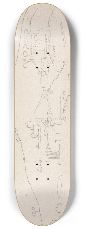 Henry Swinburne - Palestrina, Italy 8.25 inch art skate deck
