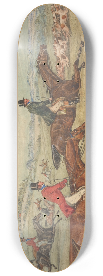 Henry Thomas Alken - Full Cry; Lets Keep the Lead 8.25 inch art skate deck