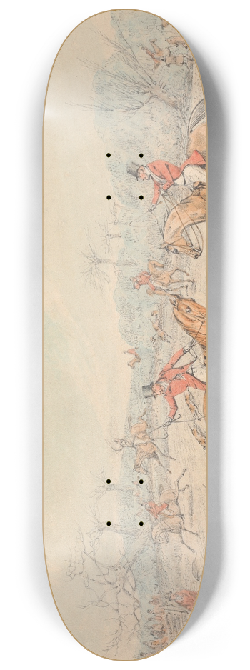 Henry Thomas Alken - Gone Away 8.25 inch art skate deck