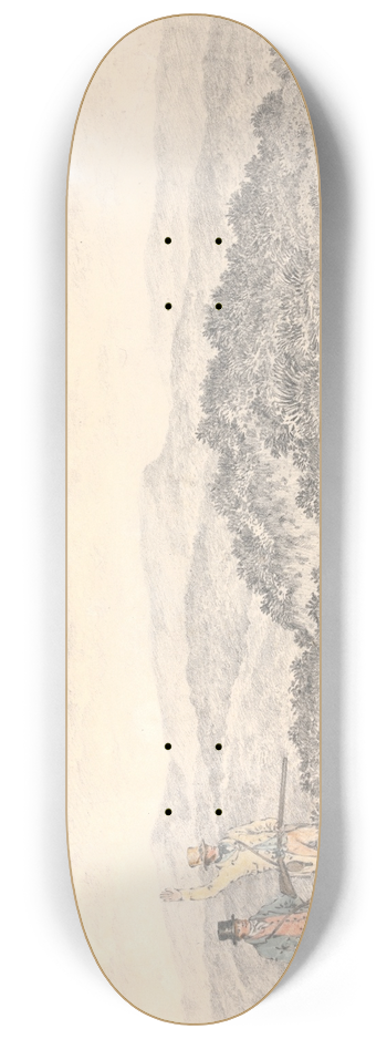 Henry Thomas Alken - Grouse Shooting 8.25 inch art skate deck