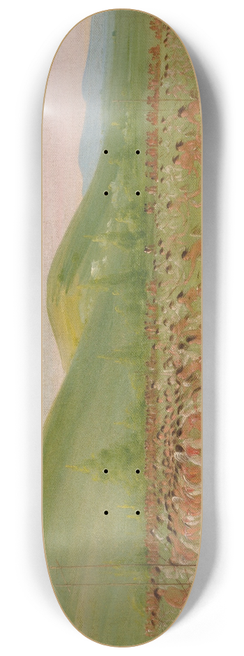George Catlin - Ball-Play of The ChoctawBall Down 8.25 inch art skate deck