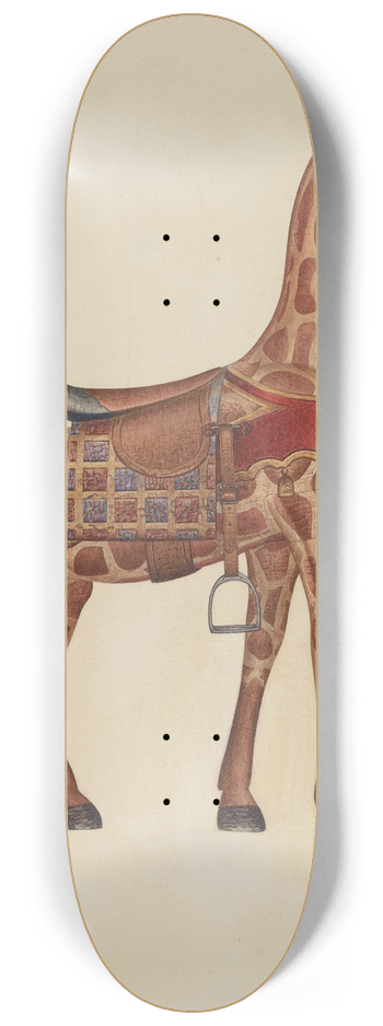 Henry Tomaszewski - Carousel Giraffe 8.25 inch art skate deck