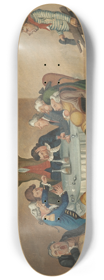 Henry William Bunbury - A long story 8.25 inch art skate deck
