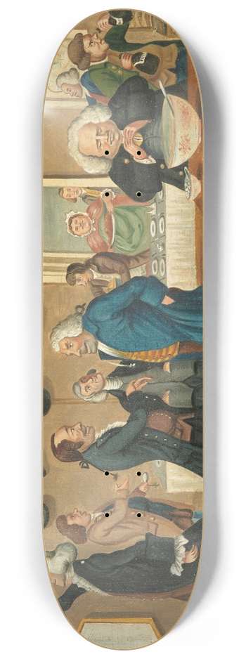 Henry William Bunbury - The country club 8.25 inch art skate deck