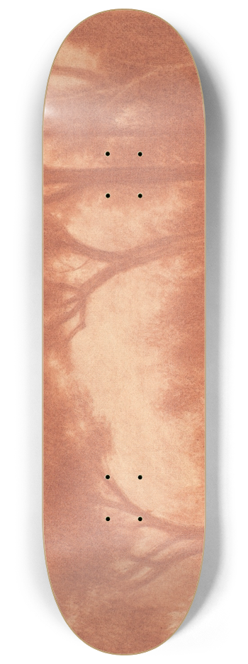 Herbert Crowley - Forest Landscape with a Clearing 8.25 inch art skate deck