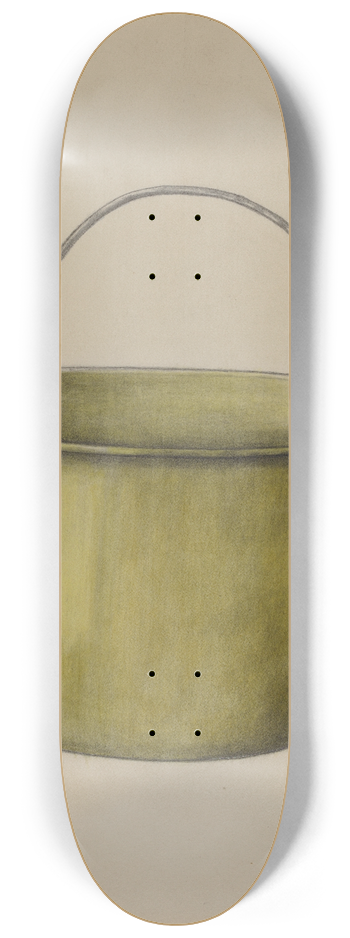Herbert Marsh - Fire Water Pail 8.25 inch art skate deck