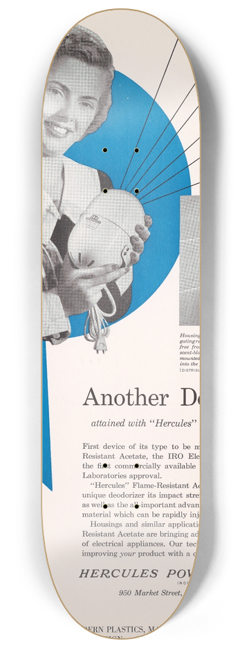 Hercules Incorporated - Another Design First 8.25 inch art skate deck