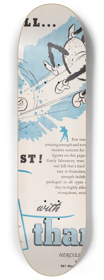 Hercules Incorporated - High KillLow Cost! 8.25 inch art skate deck