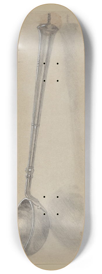 Herman Bader - Silver Ladle 8.25 inch art skate deck