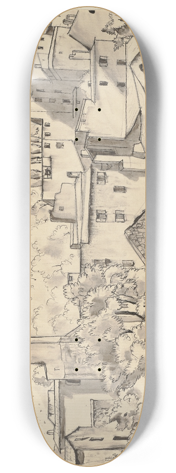 Hermann Lismann - Fontpdrouse en Pyrnes 8.25 inch art skate deck